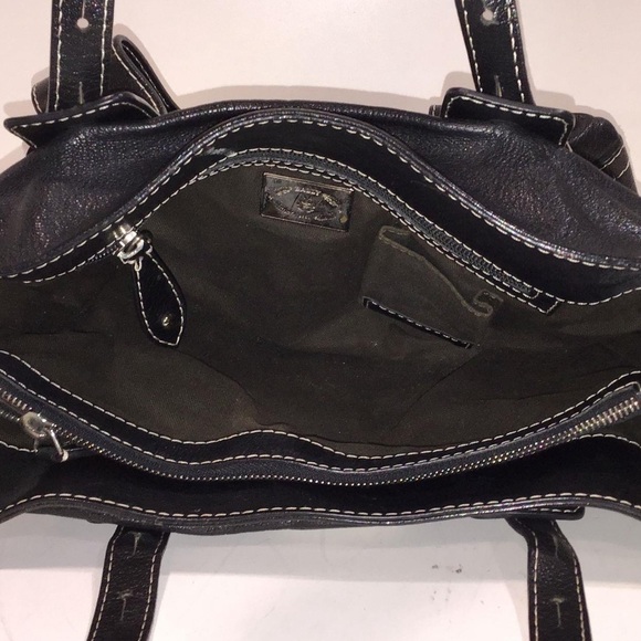 Women’s Bally Stylish Black Leather Satchel Shoulder Bag - Picture 6 of 6